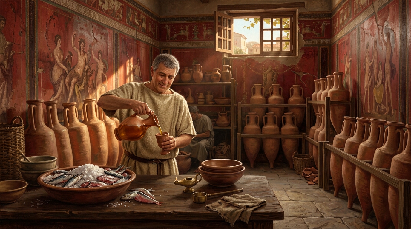 Il garum: la salsa di pesce che conquistò l'impero romano