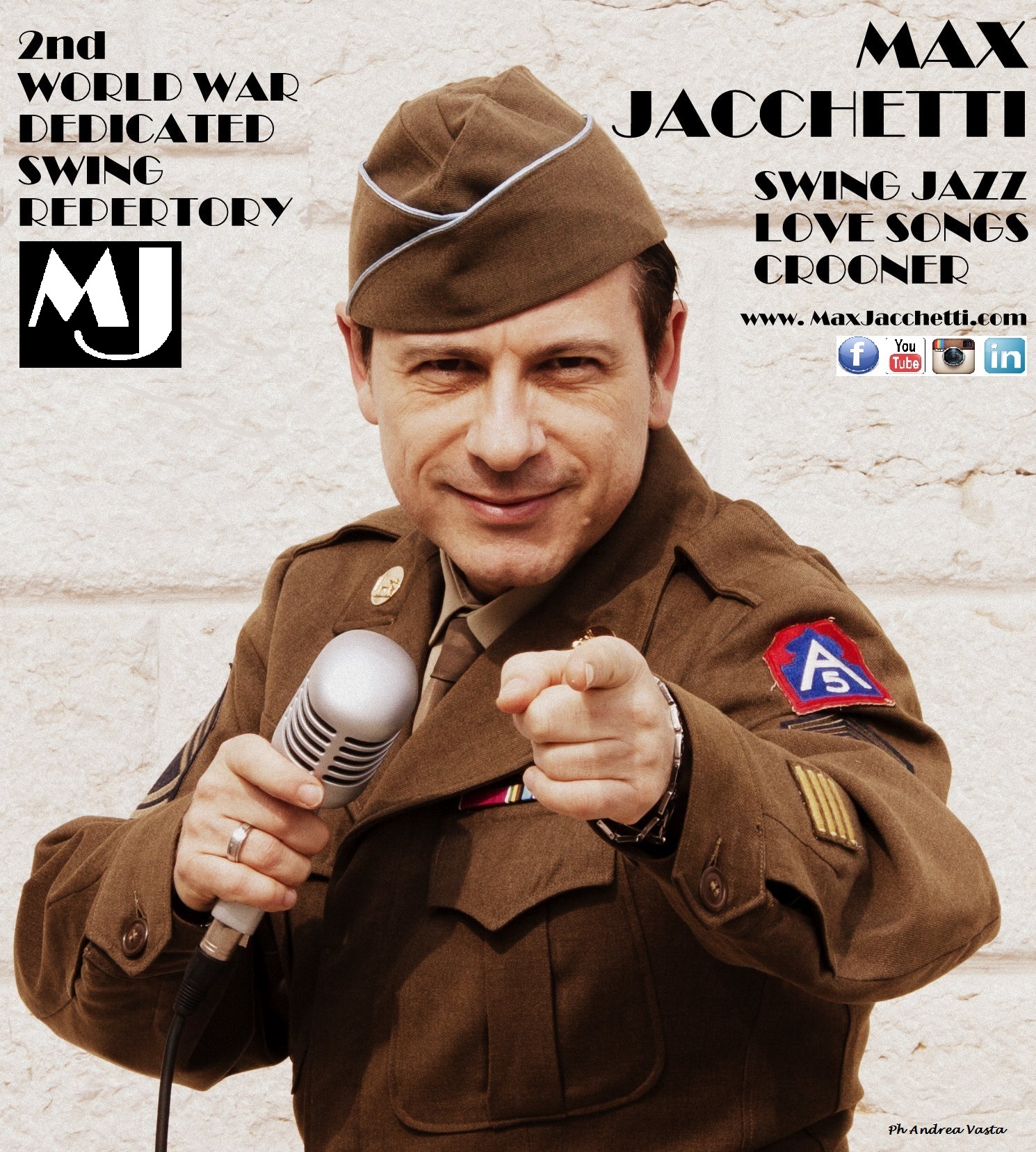 Max Jacchetti Swing Crooner '30-'40 Years