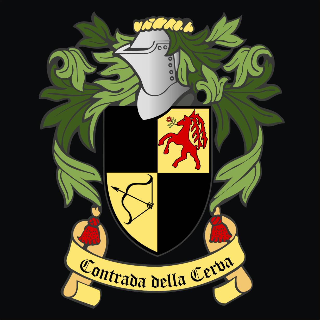 Associazione Contrada della Cerva Musici e Sbandieratori, Arcieri e Mercato Medievale